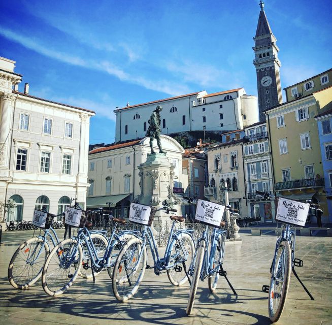 Piran: Bike Rental with Map, Helmet, Water bottle and Lock - Continuing to Izola and Koper
