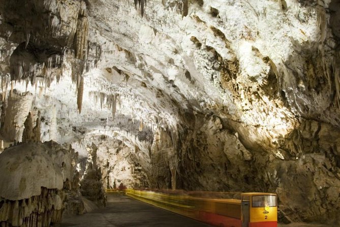 Postojna Cave with Train Ride and Predjama Castle Half Day Trip from Ljubljana - Riding into Postojna Cave