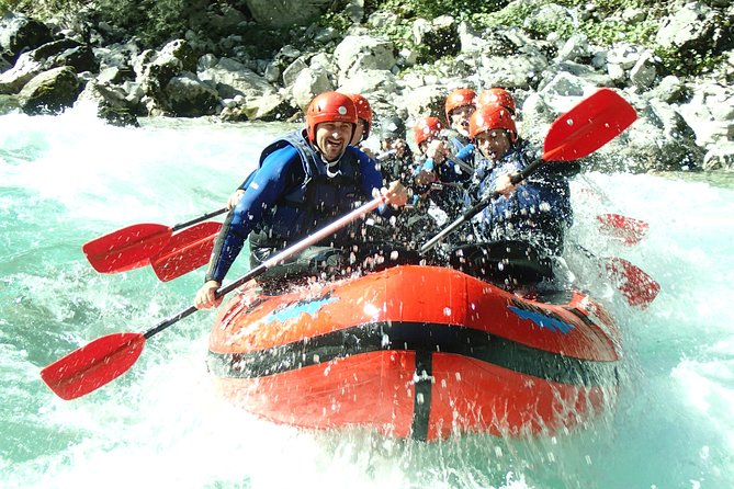 Premium RAFTING on Soca River. Photo service. Families welcome. - From the Bovec base to the riverbank