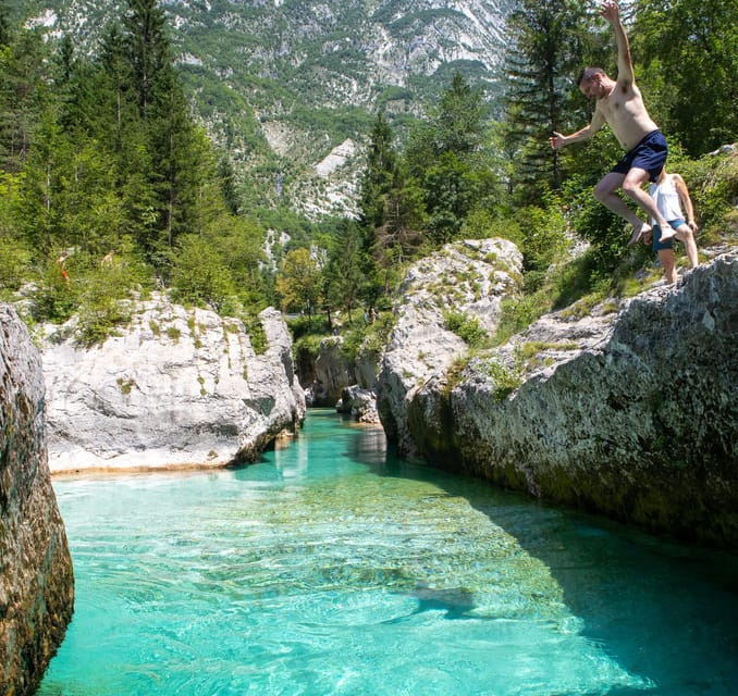 Private E-bike tour Soča valley: The ultimate explorer - Returning beside the emerald Soča River