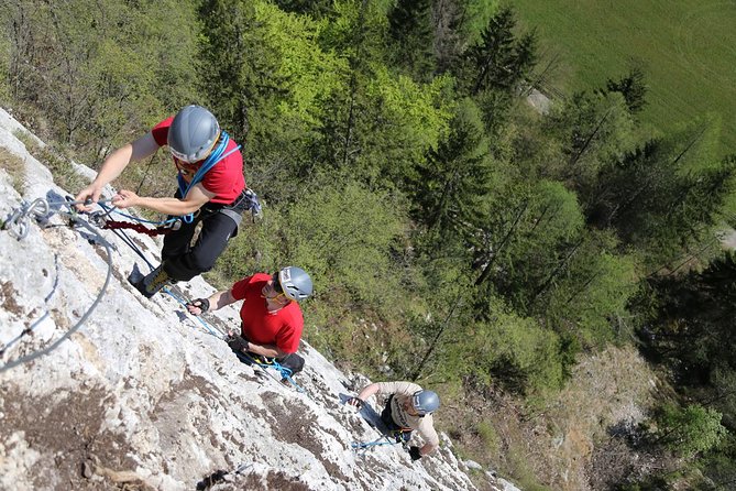 Quick Vertical Attraction - Via Ferrata Mojstrana - Choosing the Mojstrana Squirrels route, grade C/D