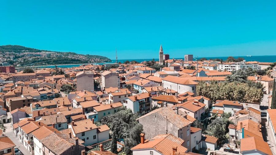 Sip & Step: A Flavorful Walk Through Koper's History - The cathedral and Tito Square show Koper’s public face