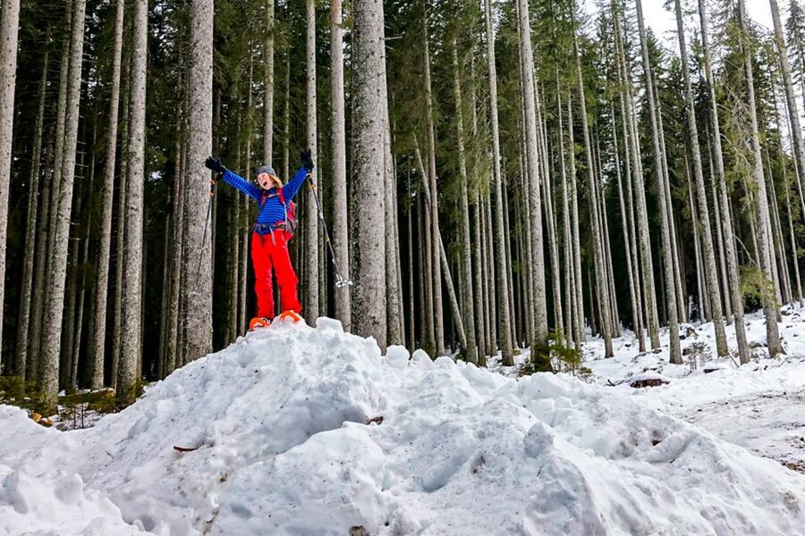 Snowshoeing in Triglav National Park - Leaving Bled in a warm van
