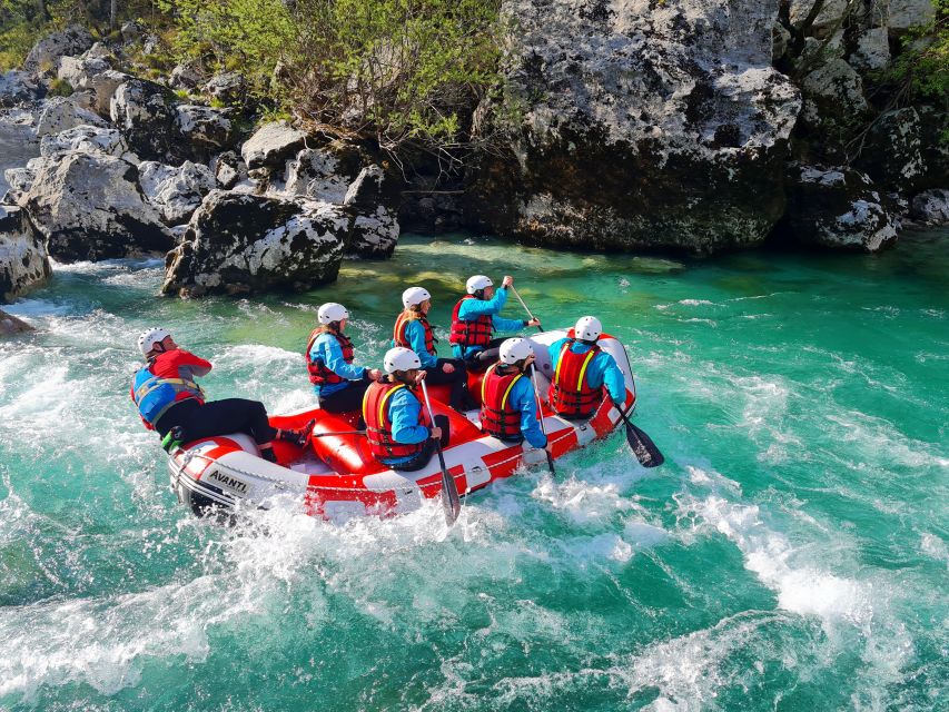 Soca River, Slovenia: Whitewater Rafting - Getting dressed for cold mountain water