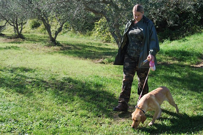 TRUFFLES: Hunting & Tasting in Istria, Slovenia - Meeting the hunter and the dog in Nova Vas nad Dragonjo