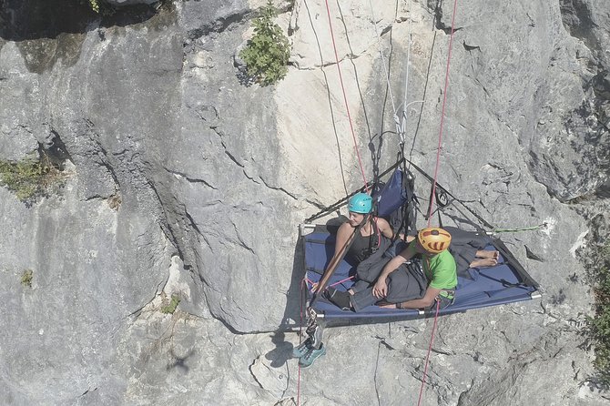 Unique Vertical Camping - The Night Above the Nadiža River