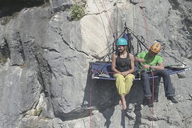 Unique Vertical Camping - Sunset and Sunrise on Mount Krn