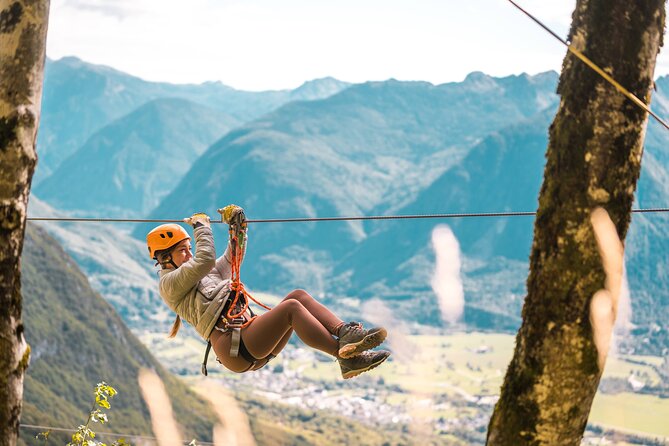 ZIPLINE Kanin Bovec - Starting in central Bovec at Aktivni Planet