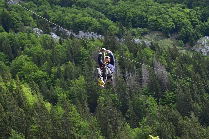 ZIPLINE Kanin Bovec - The 20-minute ride to Krnica